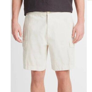 Vince Cotton Twill Cargo Shorts, Waist 34